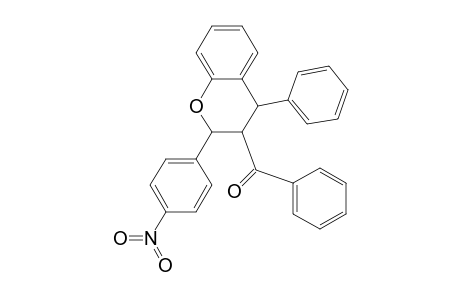 [2-(4-nitrophenyl)-4-phenyl-3,4-dihydro-2H-1-benzopyran-3-yl]-phenylmethanone