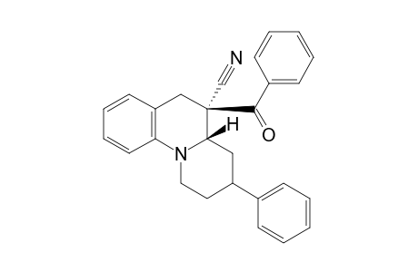 (4aS,5R)-3-Phenyl-5-(phenylcarbonyl)-2,3,4,4a,5,6-hexahydro-1H-pyrido[1,2-a]quinolino-5-carbonitrile