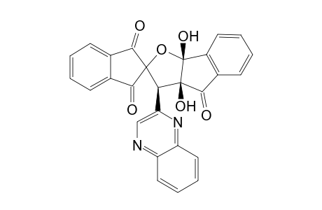 3a',8b'-Dihydroxy-3'-(2-quinoxalinyl)-3a',8b'-dihydrospiro[indane-2,2'(3'H),4'H-indeno[1,2-b]furan]-1,3,4'-trione
