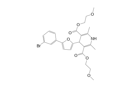 3,5-pyridinedicarboxylic acid, 4-[5-(3-bromophenyl)-2-furanyl]-1,4-dihydro-2,6-dimethyl-, bis(2-methoxyethyl) ester