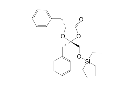 (2S,5R)-2,5-DIBENZYL-2-[[(TRIETHYLSILYL)-OXY]-METHYL]-1,3-DIOXOLA-4-ONE