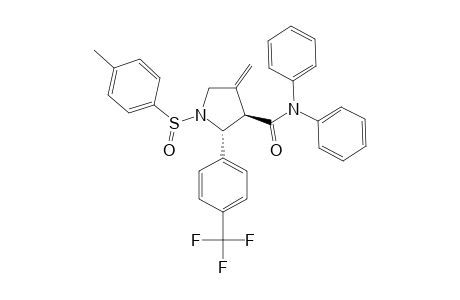 (2R,3R,SS)-4-METHYLENE-1-(TOLUENE-4-SULFINYL)-2-(4-TRIFLUOROMETHYL-PHENYL)-PYRROLIDINE-3-CARBOXYLIC-ACID-DIPHENYLAMIDE