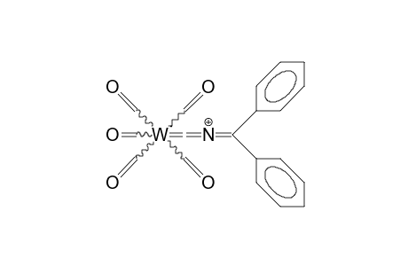 (3,3-Diphenyl-2-azonia-allenylidene)-pentacarbonyl-tungsten cation