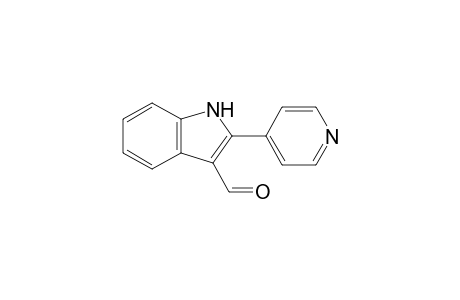 1H-Indole-3-carboxaldehyde, 2-(4-pyridinyl)-