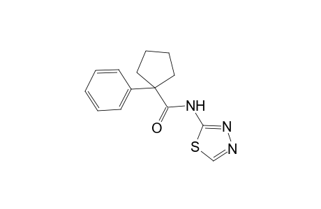 1-Phenyl-N-(1,3,4-thiadiazol-2-yl)cyclopentanecarboxamide