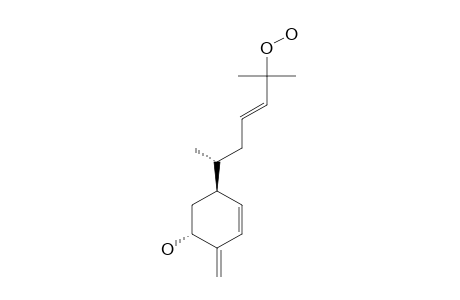 4-HYDROXY-11-HYDROPEROXY-BISABOLA-1,3(15),9-TRIENE
