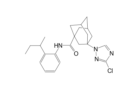 N-(2-sec-butylphenyl)-3-(3-chloro-1H-1,2,4-triazol-1-yl)-1-adamantanecarboxamide