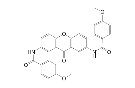 benzamide, 4-methoxy-N-[7-[(4-methoxybenzoyl)amino]-9-oxo-9H-xanthen-2-yl]-