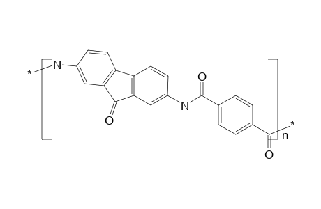 Poly(2,7-fluorenonediyl terephthalamide)
