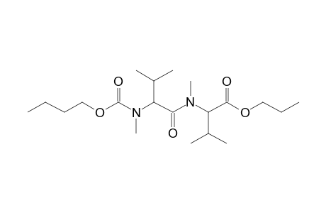 Valylvaline, N,N'-dimethyl-N-butoxycarbonyl-, propyl ester