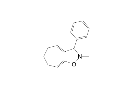 2H-Cyclohept[d]isoxazole, 3,5,6,7-tetrahydro-2-methyl-3-phenyl-