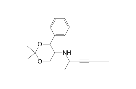2,2-Dimethyl-4-phenyl-N-(5',5'-dimethylhex-3'-yn-2'-yl)-1,3-dioxan-5-amine