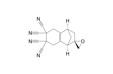 Spiro[1,4-methanonaphthalene-2(1H),2'-oxirane]-6,6,7,7-tetracarbonitrile, 3,4,5,8-tetrahydro-, [1S-(1.alpha.,2.beta.,4.alpha.)]-