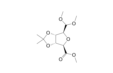 METHYL-2,5-ANHYDRO-3,4-O-ISOPROPYLIDENE-D,L-ALLOURONATE-DIMETHYLACETALE