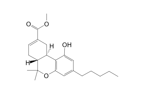 6H-Dibenzo[b,d]pyran-9-carboxylic acid, 6a,7,10,10a-tetrahydro-1-hydroxy-6,6-dimethyl-3-pentyl-, methyl ester, (6aR-trans)-