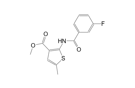 methyl 2-[(3-fluorobenzoyl)amino]-5-methyl-3-thiophenecarboxylate