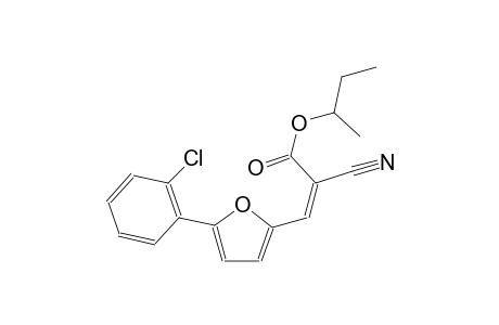2-propenoic acid, 3-[5-(2-chlorophenyl)-2-furanyl]-2-cyano-, 1-methylpropyl ester, (2Z)-