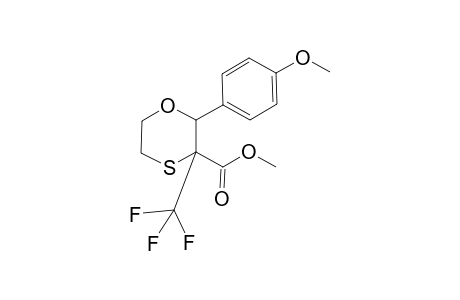 Methyl 2-(4-methoxyphenyl)-3-(trifluoromethyl)-1,4-oxathiane-3-carboxylate