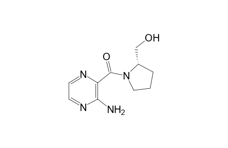 N-{(2S)-2-Hydroxymethyl-pyrrolidine}-3-aminopyrazine-2-carboxamide