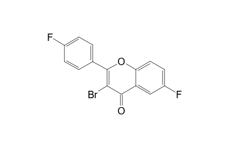 2-(p-Fluorophenyl)-6-fluoro-3-bromoflavone