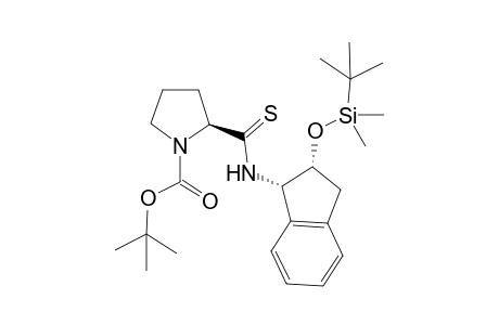 (S)-tert-Butyl 2-[(1S,2R)-2-(tert-butyldimethylsilyloxy)-2,3-dihydro-1H-inden-1-ylcarbamothioyl]pyrrolidine-1-carboxylate