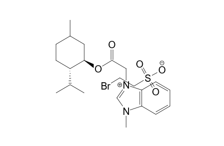 3-(2-(((1R,2S)-2-isopropyl-5-methylcyclohexyl)oxy)-2-oxoethyl)-1-methyl-1H-benzo[d]imidazol-3-ium 2-bromoethane-1-sulfonate