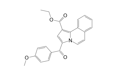 ETHYL-3-(4-METHOXYBENZOYL)-PYRROLO-[2,1-A]-ISOQUINOLINE-1-CARBOXYLATE
