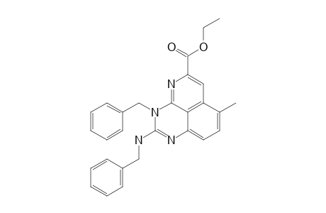 3-Benzyl-2-(benzylamino)-5-(ethoxycarbonyl)-7-methylpyrido[2,3,4-de]quinazoline