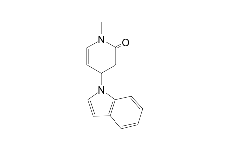 3,4-Dihydro-4-(1'-indolyl)-1-methylpyridin-2(1H)-one