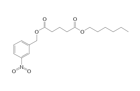 Glutaric acid, hexyl 3-nitrobenzyl ester