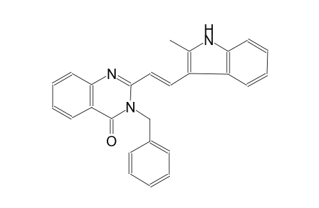 3-benzyl-2-[(E)-2-(2-methyl-1H-indol-3-yl)ethenyl]-4(3H)-quinazolinone
