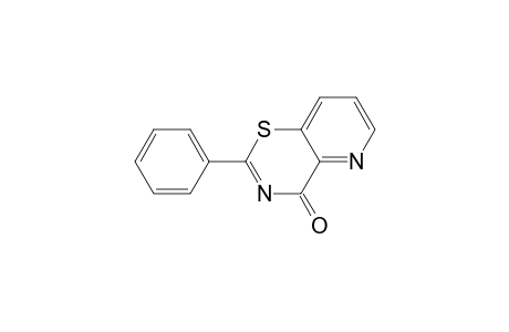 4H-Pyrido[3,2-e]-1,3-thiazin-4-one, 2-phenyl-