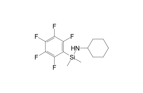 Silanamine, N-cyclohexyl-1,1-dimethyl-1-(pentafluorophenyl)-
