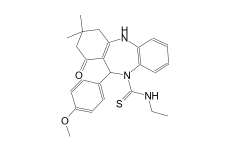 10H-dibenzo[b,e][1,4]diazepine-10-carbothioamide, N-ethyl-1,2,3,4,5,11-hexahydro-11-(4-methoxyphenyl)-3,3-dimethyl-1-oxo-