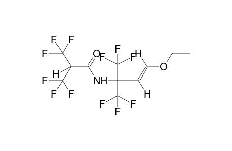N-(1,1-BISTRIFLUOROMETHYL-3-ETHOXY-2-PROPENYL)-2-TRIFLUOROMETHYL-3,3,3-TRIFLUOROPROPIONYLAMIDE