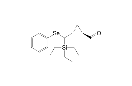 (1R,2R)-2-[(phenylseleno)-triethylsilyl-methyl]cyclopropanecarbaldehyde