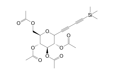 6,7,8,10-Tetra-O-acetyl-5,9-anhydro-1-(trimethylsilyl)-D-glycero-D-gulo-deca-1,3-diynitol
