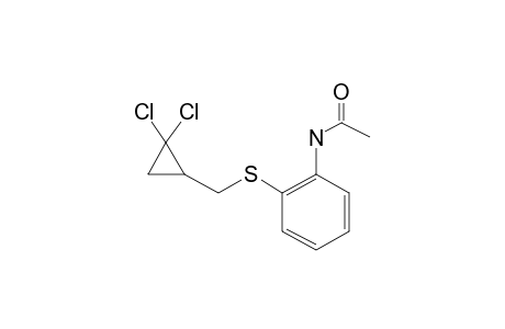 2-{[(2,2-dichlorocyclopropyl)methyl]sulfanyl}aniline, N-acetyl-