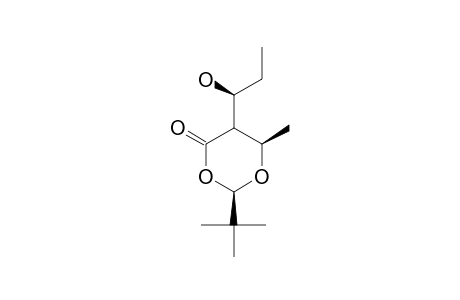 (1'S,2R,5R,6R)-2-TERT.-BUTYL-5-(1'-HYDROXY-PROPYL)-6-METHYL-1,3-DIOXAN-4-ONE