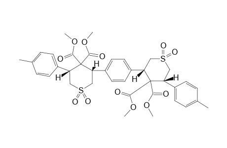 DIMETHYL-3,3'-(1,4-PHENYLENE)-BIS-[5-(4-METHYLPHENYL)-TETRAHYDRO-4H-THIOPYRAN-4,4-DICARBOXYLATE-1,1-DIOXIDE]