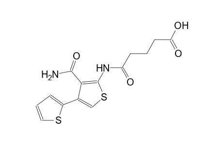 5-((4'-carbamoyl-[2,3'-bithiophen]-5'-yl)amino)-5-oxopentanoic acid