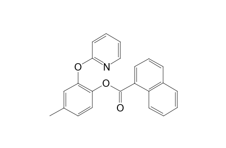 4-Methyl-2-(pyridin-2-yloxy)phenyl 1-naphthoate