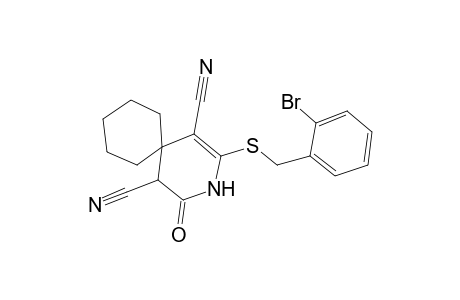 2-(2-Bromo-benzylsulfanyl)-4-oxo-3-aza-spiro[5.5]undec-1-ene-1,5-dicarbonitrile