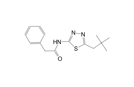 N-(5-neopentyl-1,3,4-thiadiazol-2-yl)-2-phenylacetamide