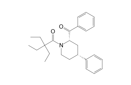 Piperidine, 2-benzoyl-1-(2,2-diethyl-1-oxobutyl)-4-phenyl-, cis-
