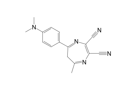 2,3-Dicyano-5-[4-(dimethylamino)phenyl]-7-methyl-6H-1,4-diazepine