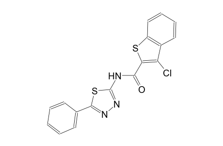 3-chloro-N-(5-phenyl-1,3,4-thiadiazol-2-yl)-1-benzothiophene-2-carboxamide