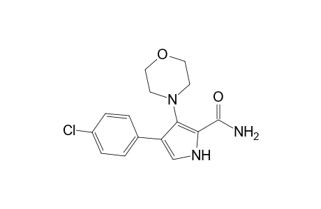 4-(4-Chlorophenyl)-3-(4-morpholinyl)-1H-pyrrole-2-carboxamide