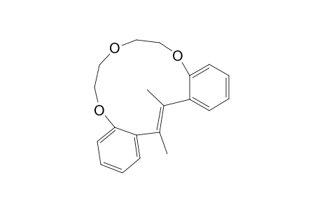 Dibenzo[h,l][1,4,7]trioxacyclotridecin, 6,7,9,10-tetrahydro-16,17-dimethyl-, (E)-