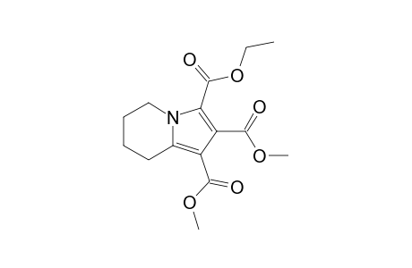 1,2-DICARBOMETHOXY-3-CARBETHOXY-5,6,7,8-TETRAHYDROINDOLIZINE